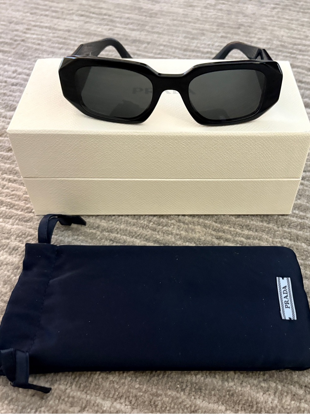 Prada Black Symbole Sunglasses